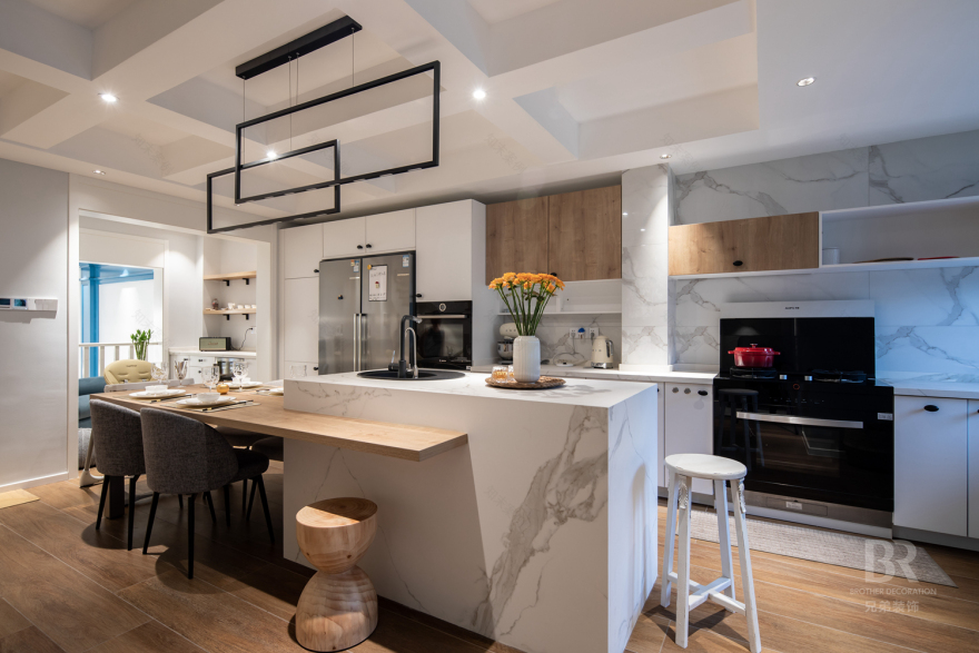 金科太阳海岸 300 平现代别墅丨兄弟装饰(兄弟装饰 LD 高端设计)-23