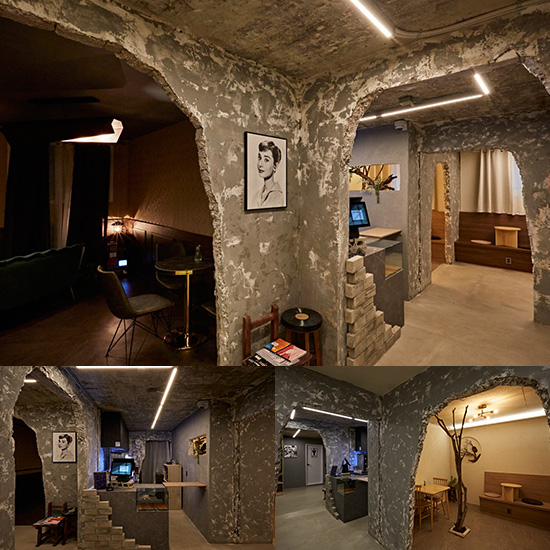 21 平米小屋变身复古咖啡馆，设计亮点独具匠心-1