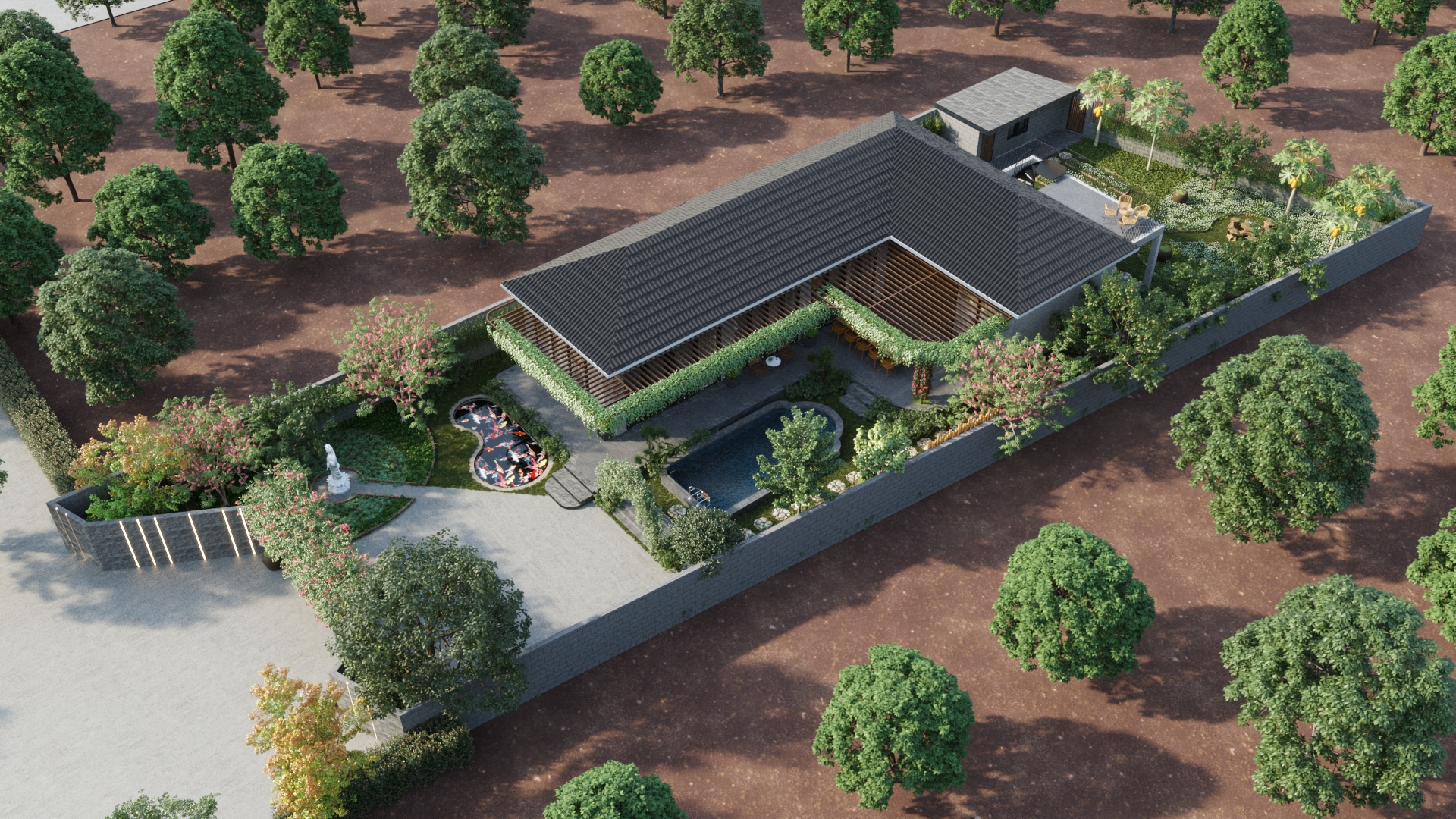 黄氏别墅（注：Hoang常见为越南姓氏黄） 丨DA Visual-12