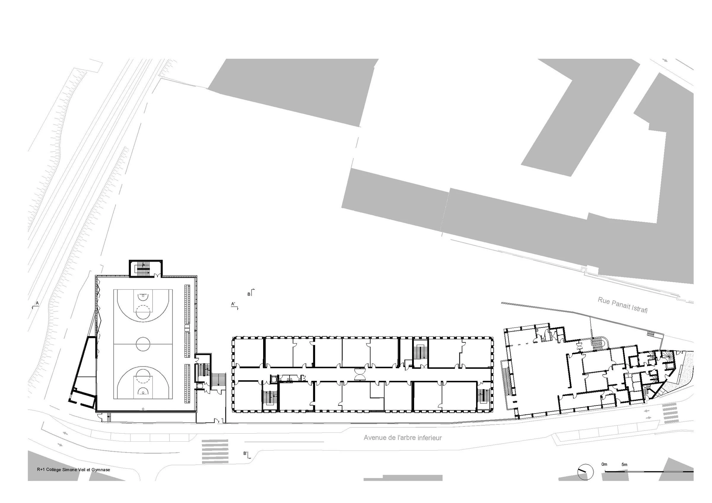 Simone Veil 中学丨法国尼斯丨Comte Vollenweider Architectes-20