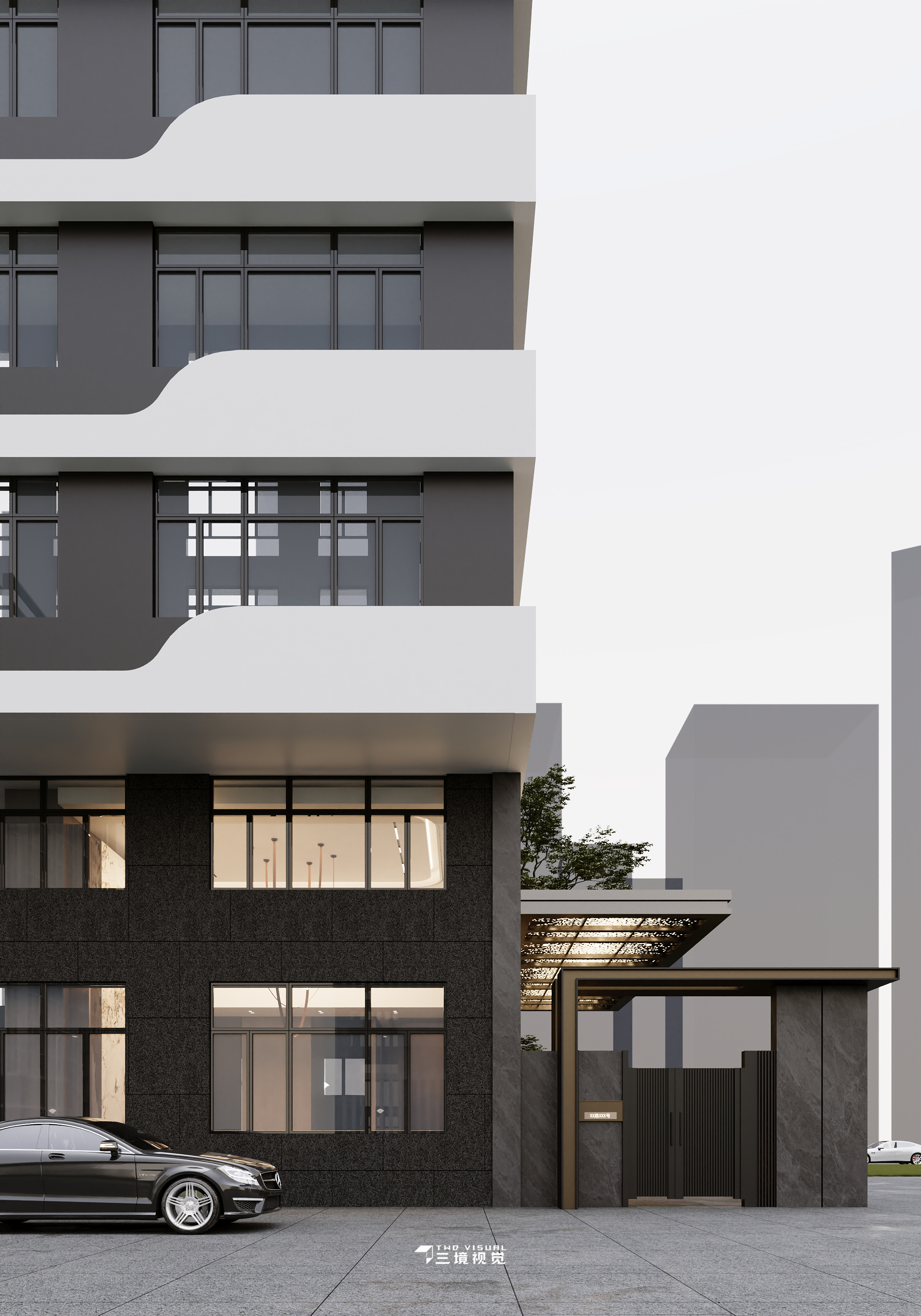 住宅-自建房入口加门厅设计-1