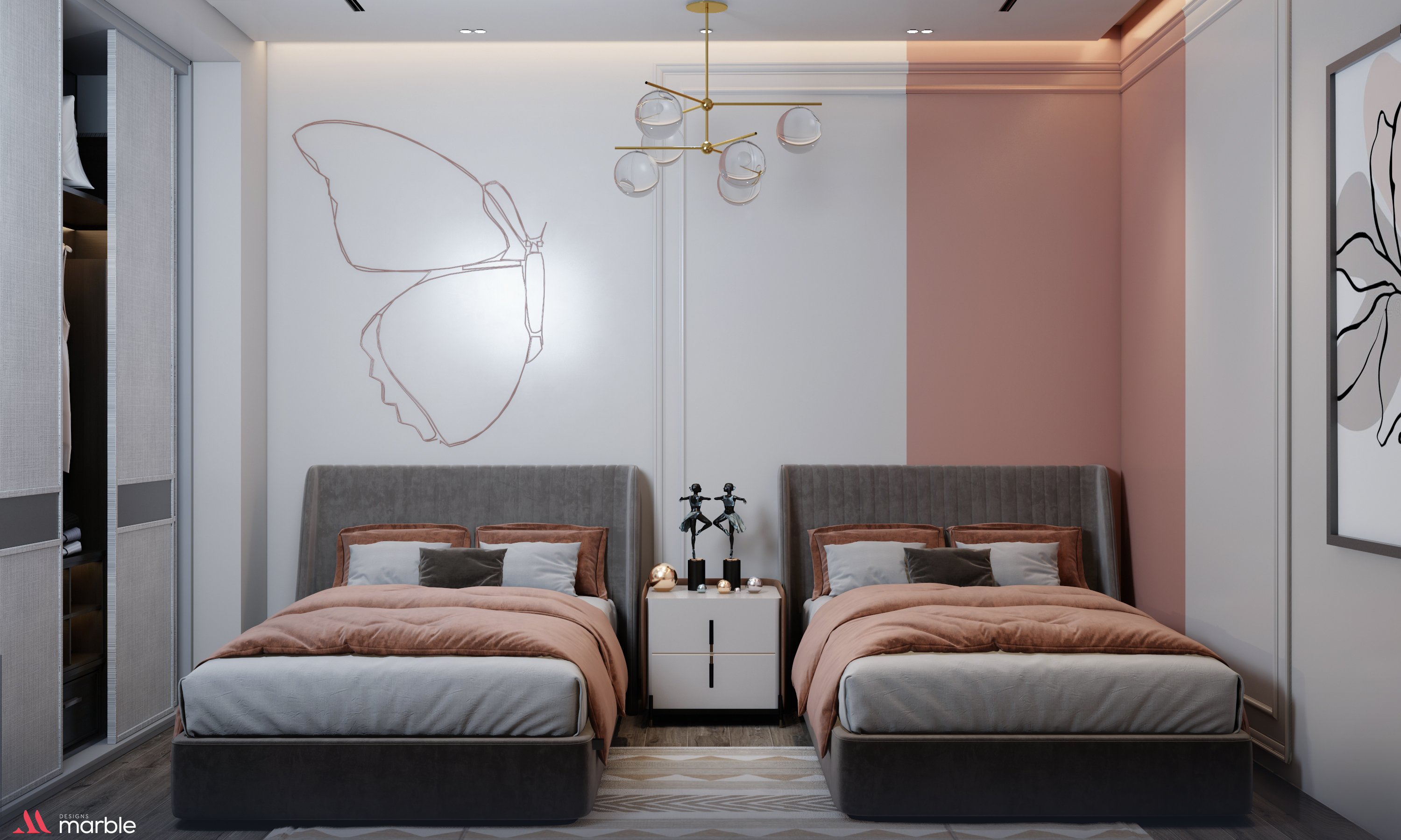 女孩卧室丨埃及开罗丨Rana Hamdy-6