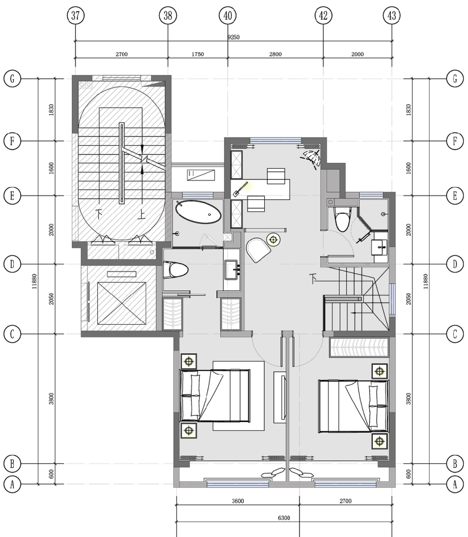 
现代轻奢样板房 -0