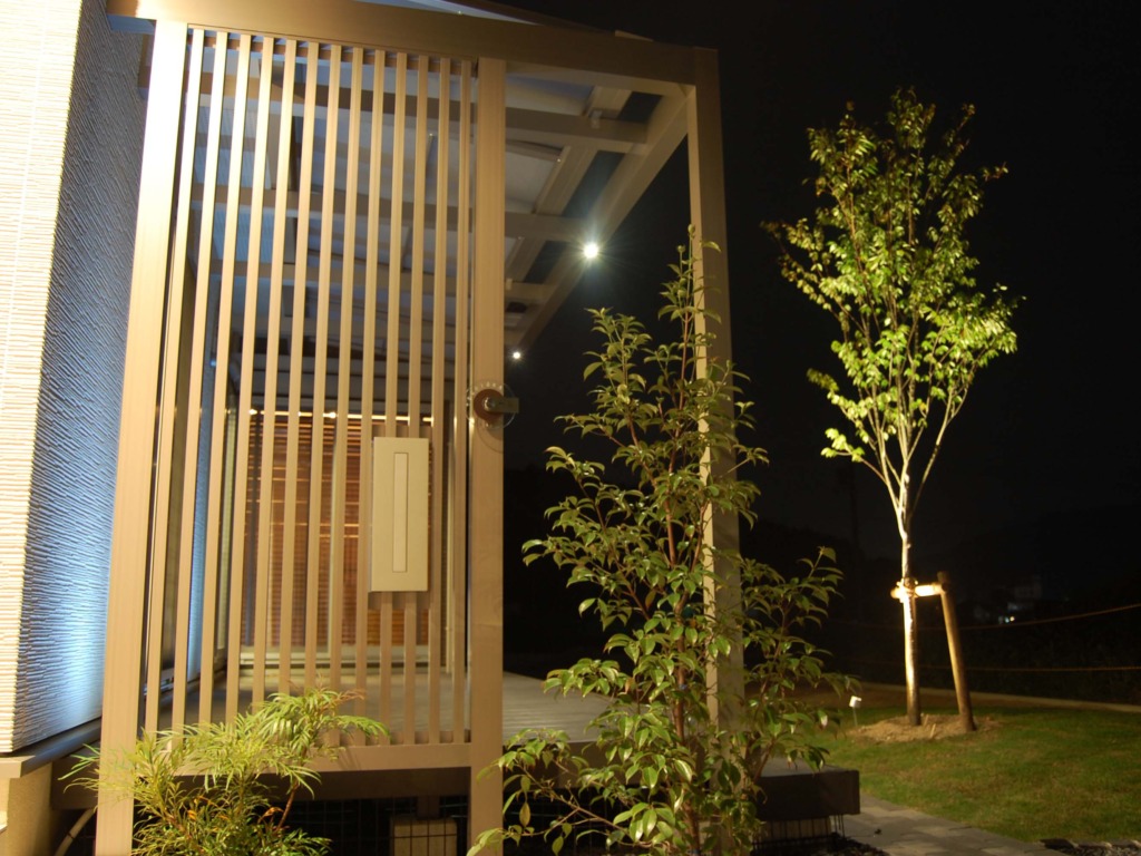 平屋建て和風モダン住宅の新築外構-50