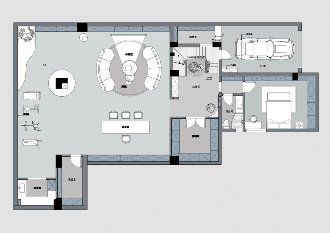 东莞圣堤雅 800㎡艺术别墅,创新生活空间-23
