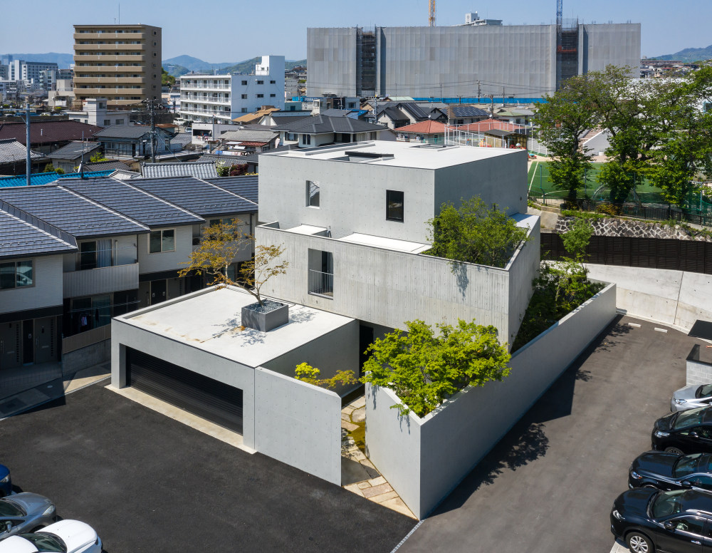 别墅建筑丨日本广岛层叠旋转支架住宅(2020)(CAPD)设计-39