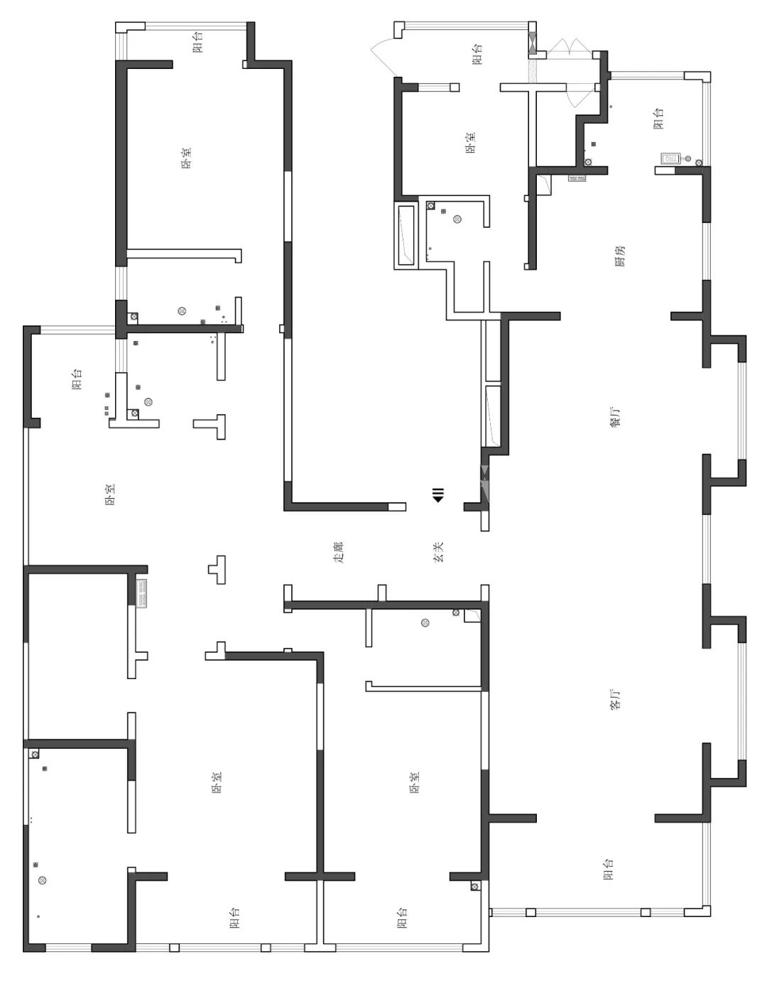 新中式家装典范 | 西安海德堡 310㎡空间设计-35