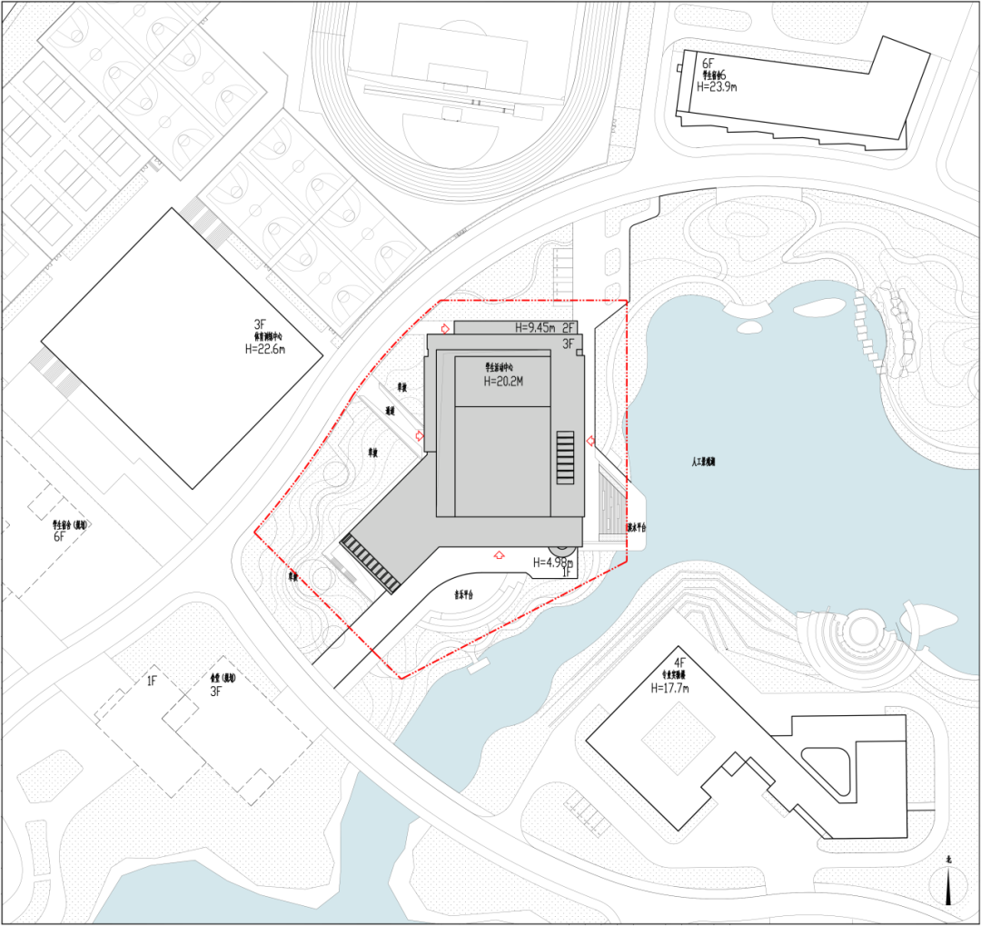 【AT】同济设计作品|地形共生，成都工业学院宜宾校区学生活动中心-10