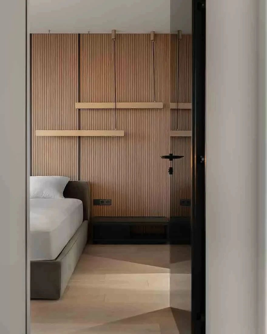 新婚夫妇的 105㎡简约空间设计丨Elena Lyakina-24