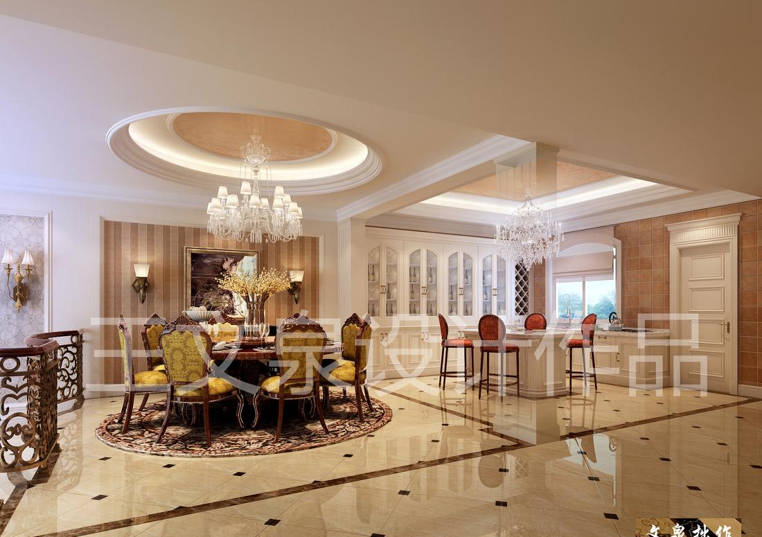 
法式欧式新中式别墅设计作品王文泉22 -1
