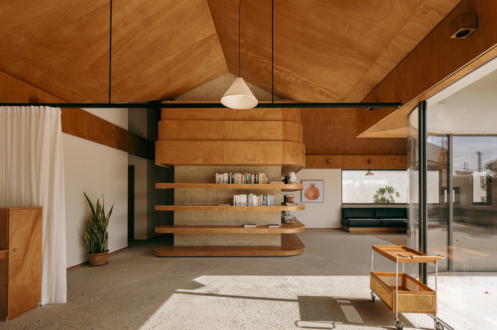 十字交叉之家 – 一朵屋面下的安顿与穿梭丨中国北京丨察社办公室-57