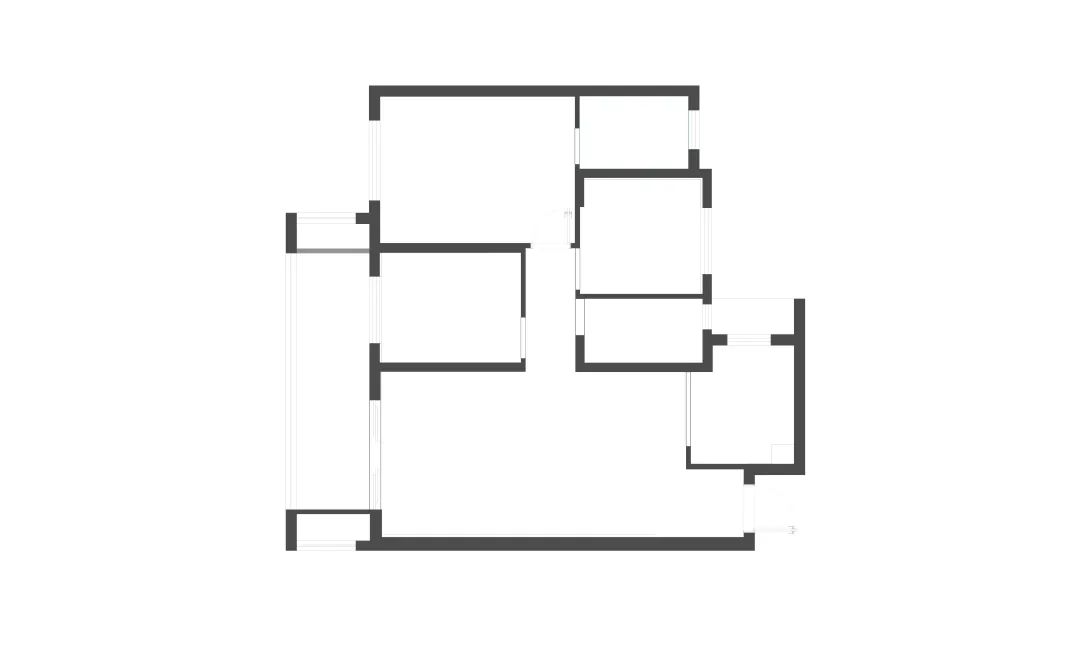 原始粗狂的混凝土裸顶遇上紧凑小三房,这酷酷的松弛感真让人着迷丨中国长沙丨東乙建设-25