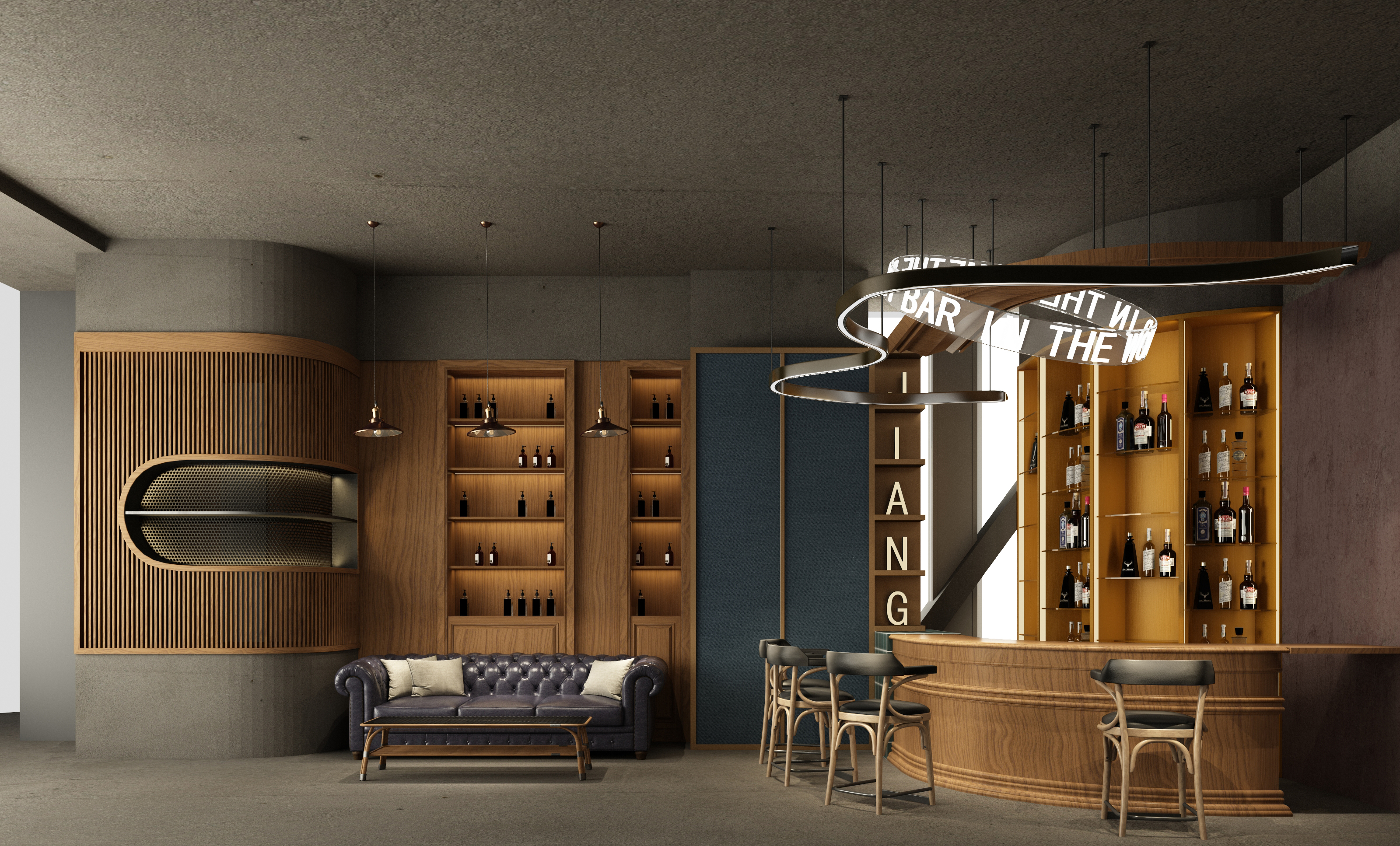 汇港鲁匠男士理发&圆和御方&艺术展厅丨中国宁波丨宁波 ABD 魔戏空间-81