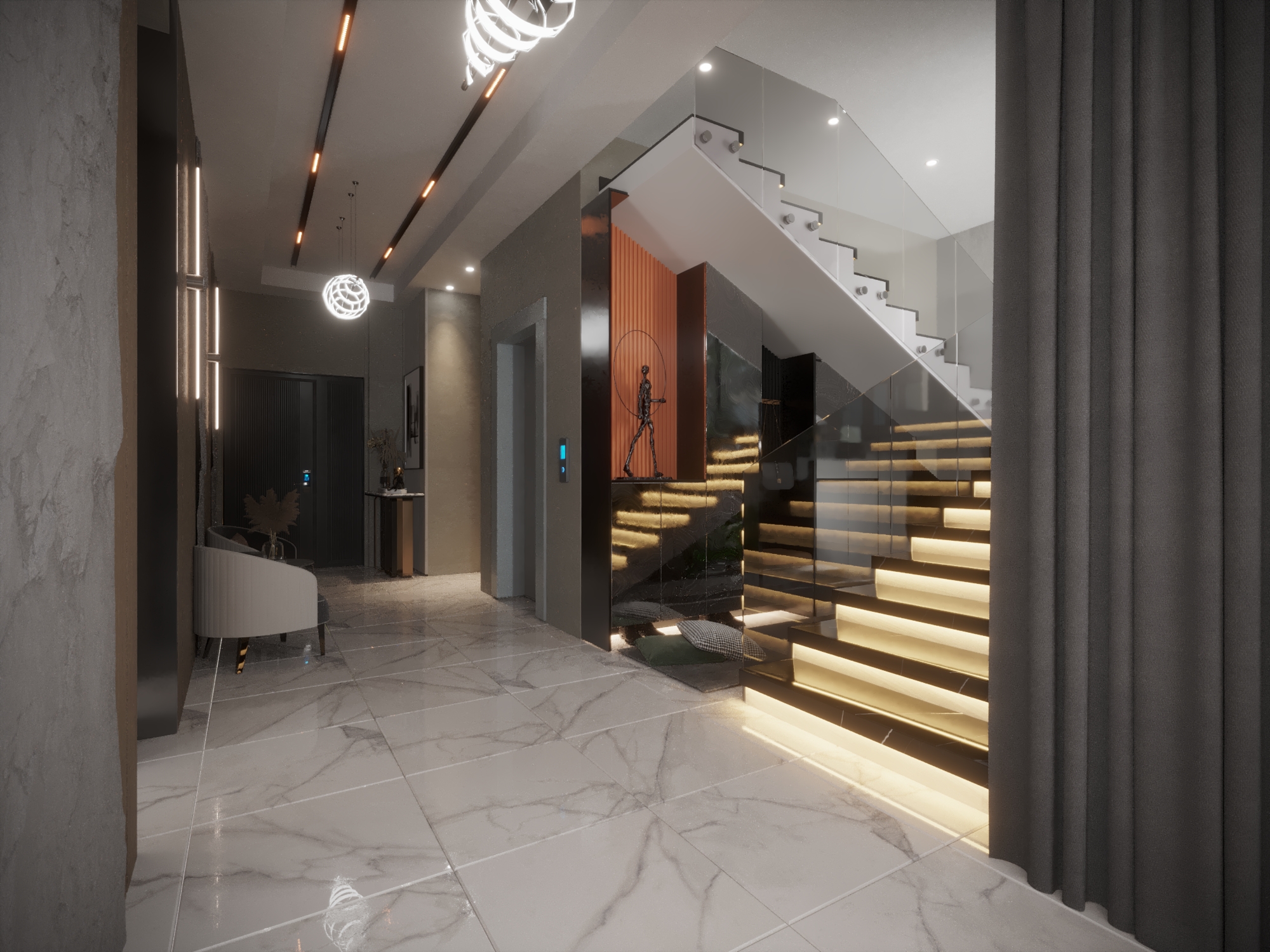 Reception Villa Modern-6