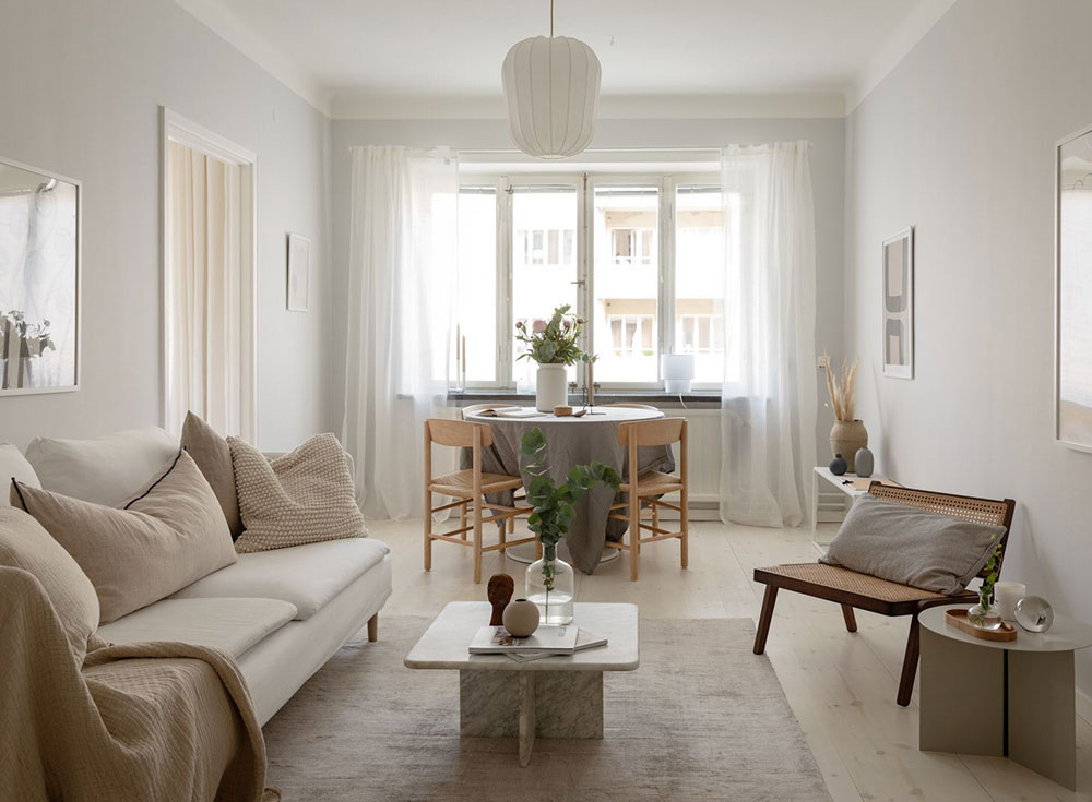 简约北欧风，45 平米小公寓变身时尚灵感空间-2