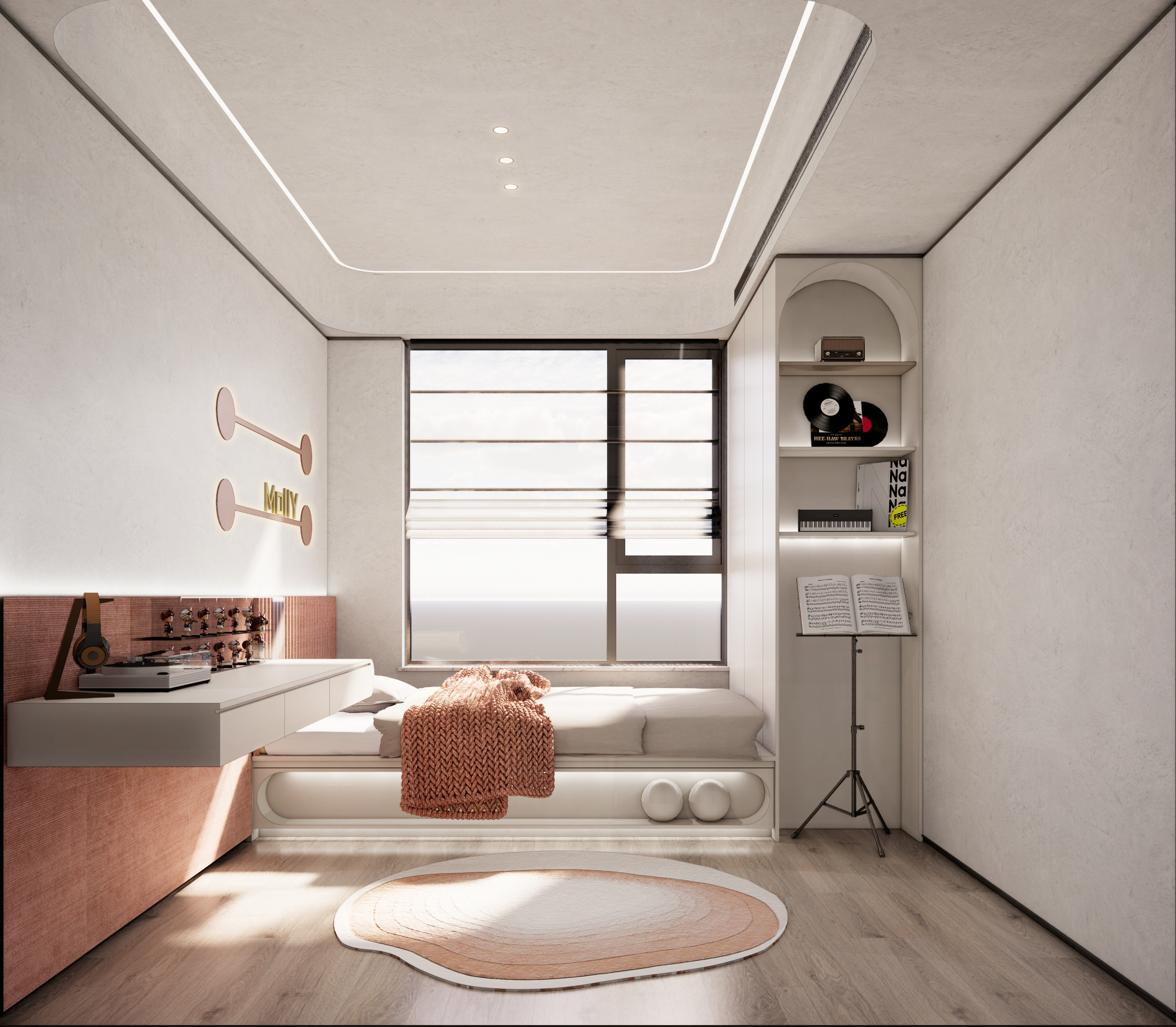 INNEST意巢设计：侘寂风+微水泥，这样的家有点子高级-6