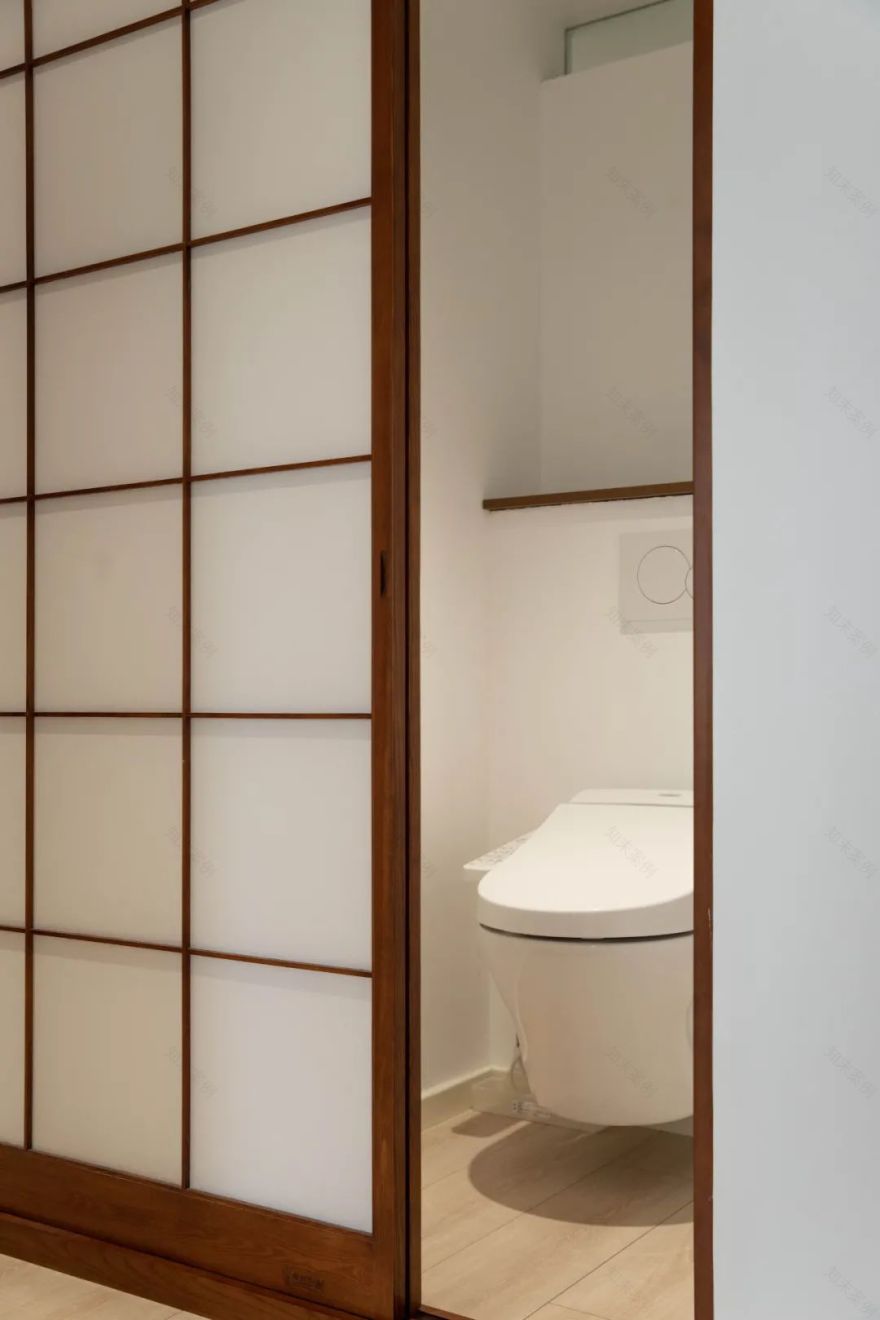 92㎡一人居,起居室,岛台加三分离,满满日系风-105