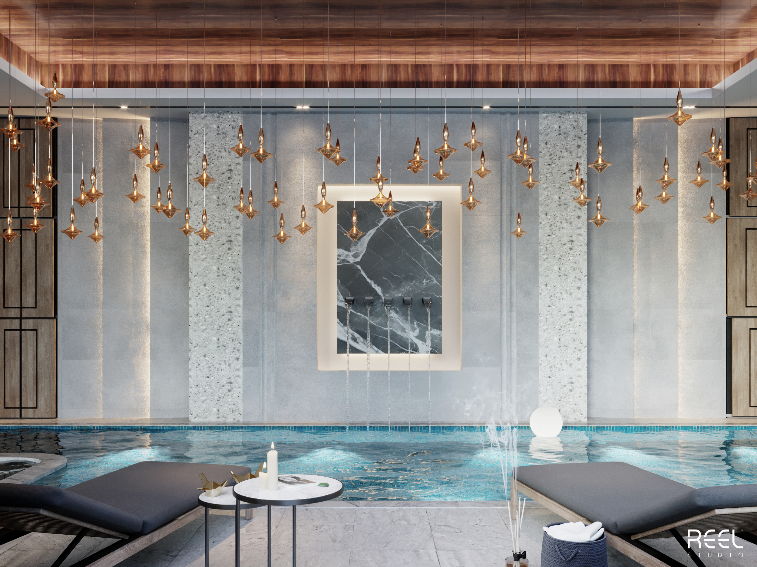 室内泳池设计丨阿联酋迪拜丨Reel Studio-3