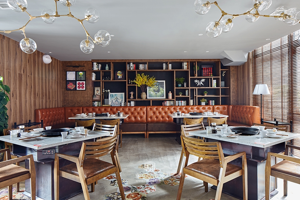 龙泉火锅店装修设计——丼致火锅装修设计-6