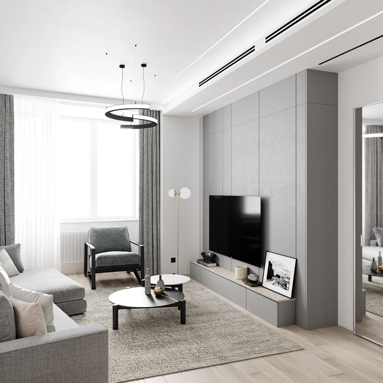 现代简约公寓设计丨MART Architects-125