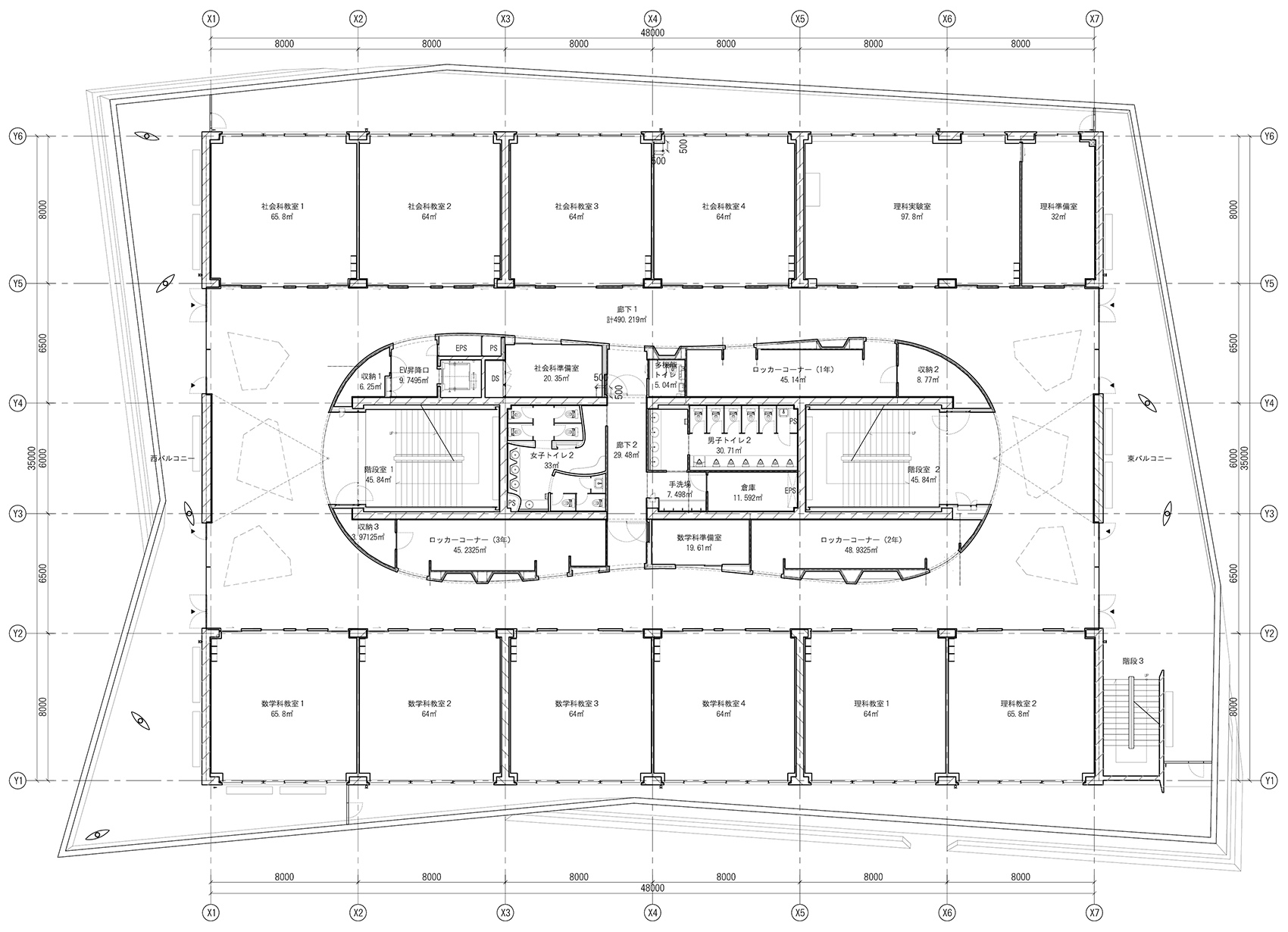 大阪学院大学高等学校丨日本大阪丨Atsushi Kitagawara Architects-38