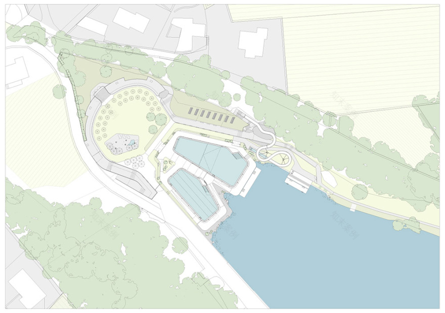 瑞士湖边“Geronde 浴场”有机更新,与自然景观完美融合-22