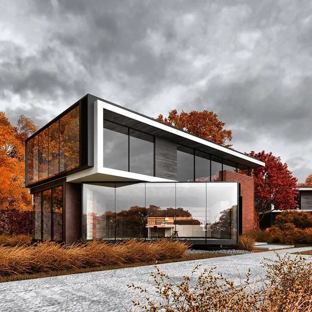 极简主义别墅,融入自然的艺术魅力-81
