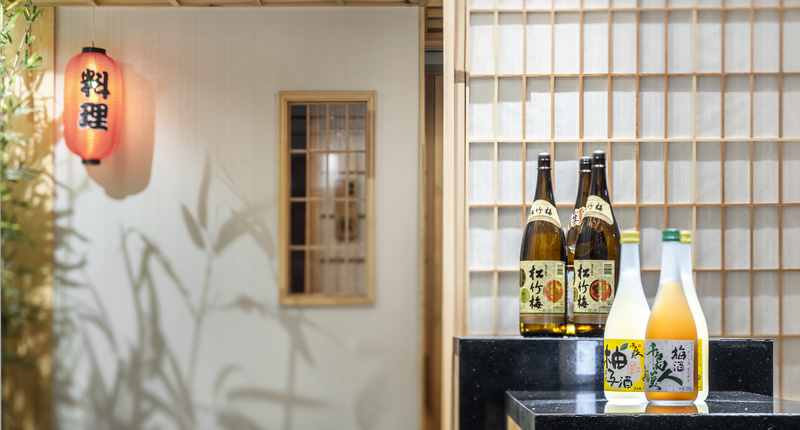 佳禾铁板烧 | 原木色打造的日式餐饮空间-8