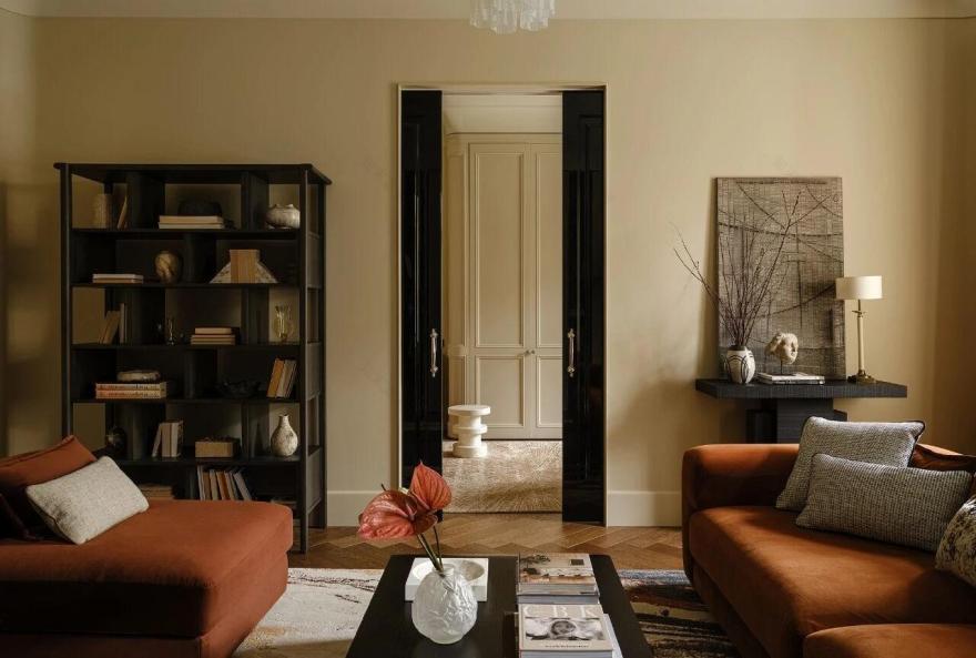 暖色调的优雅公寓丨俄罗斯莫斯科丨Vera Lemeshko-16