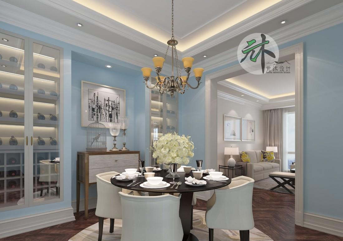 
180㎡四居室，美式 -1