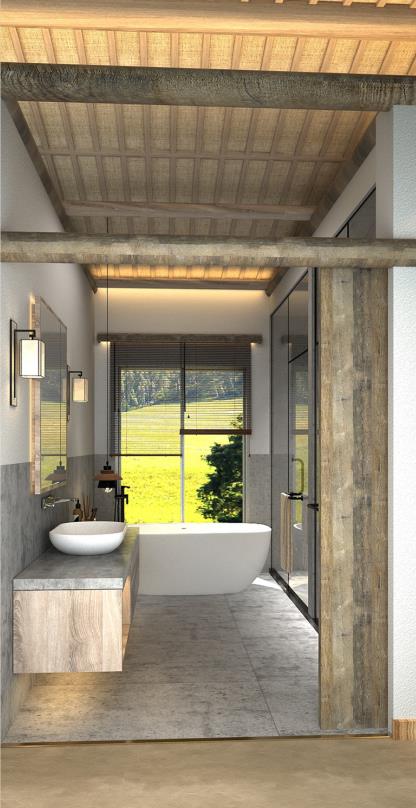 农家民宿马场内部空间设计-5