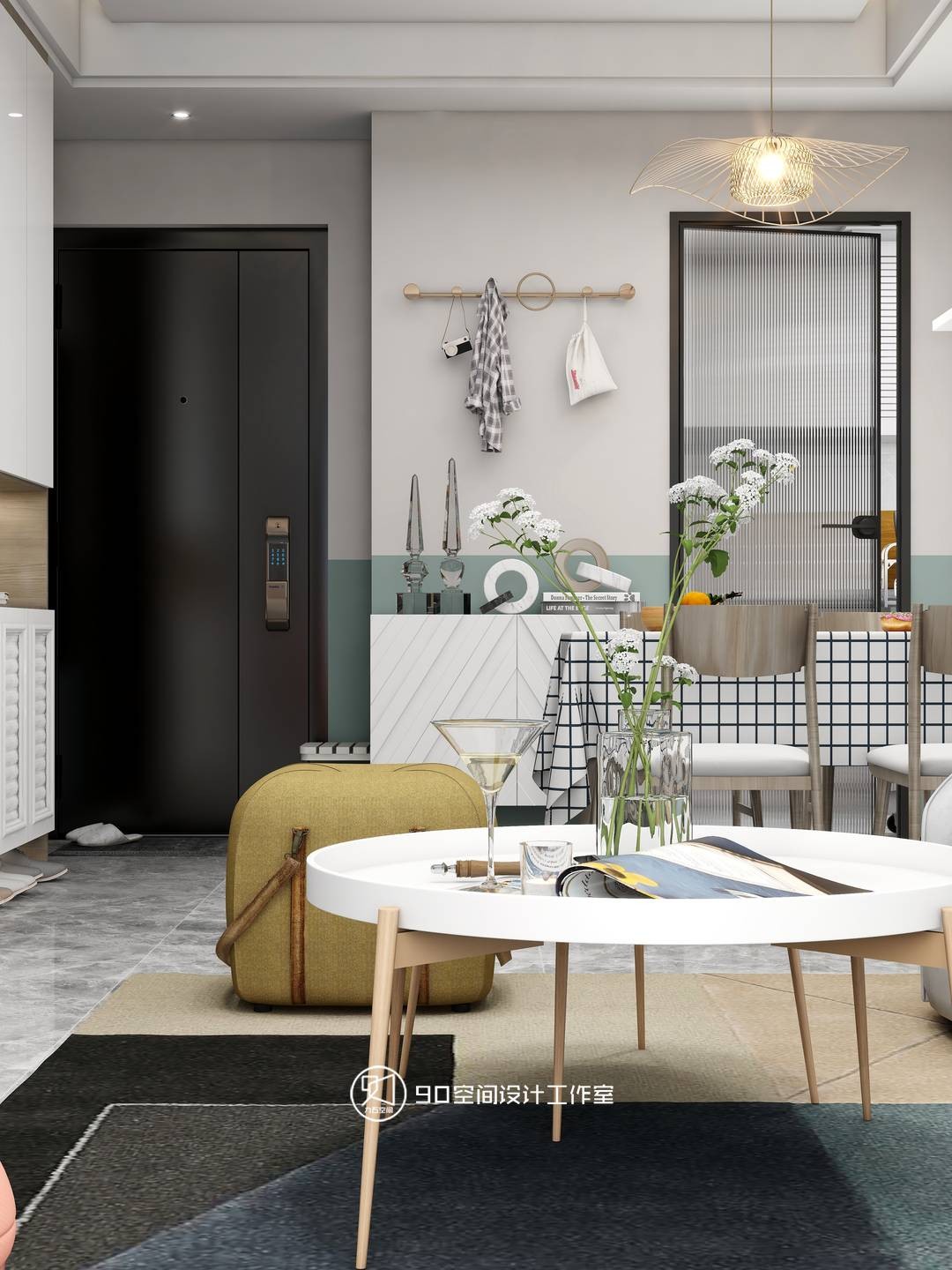 蜜雪冰城北欧风室内设计-21