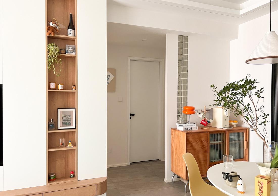 奶油北欧风精装房改造,90 后新人的温馨二人居-21