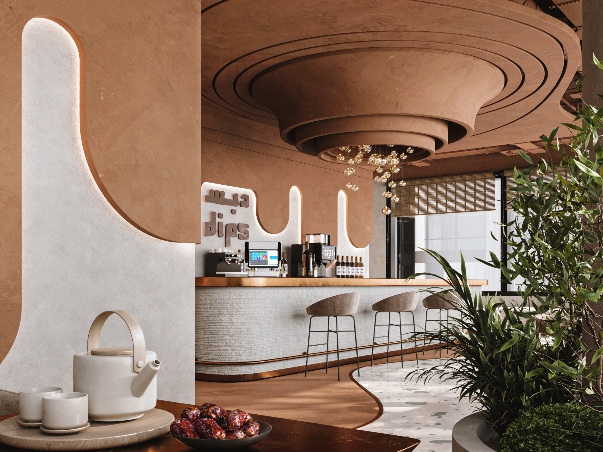 dips café 主分支店重新设计丨阿联酋迪拜丨arch. Ammar Nasser-14