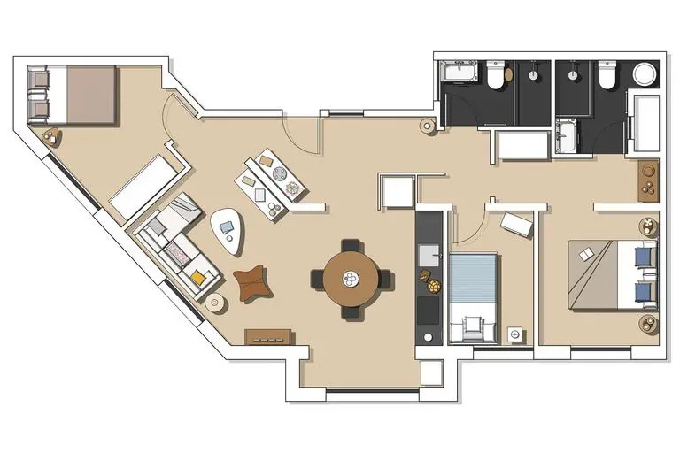 自然工业风家庭公寓，巴塞罗那-8