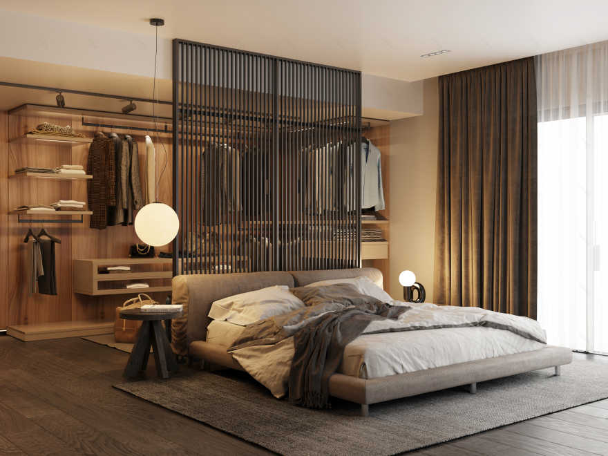 18 岁严肃男士卧室设计丨Vahan Shahinyan,Vahagn Hovhannisyan-6