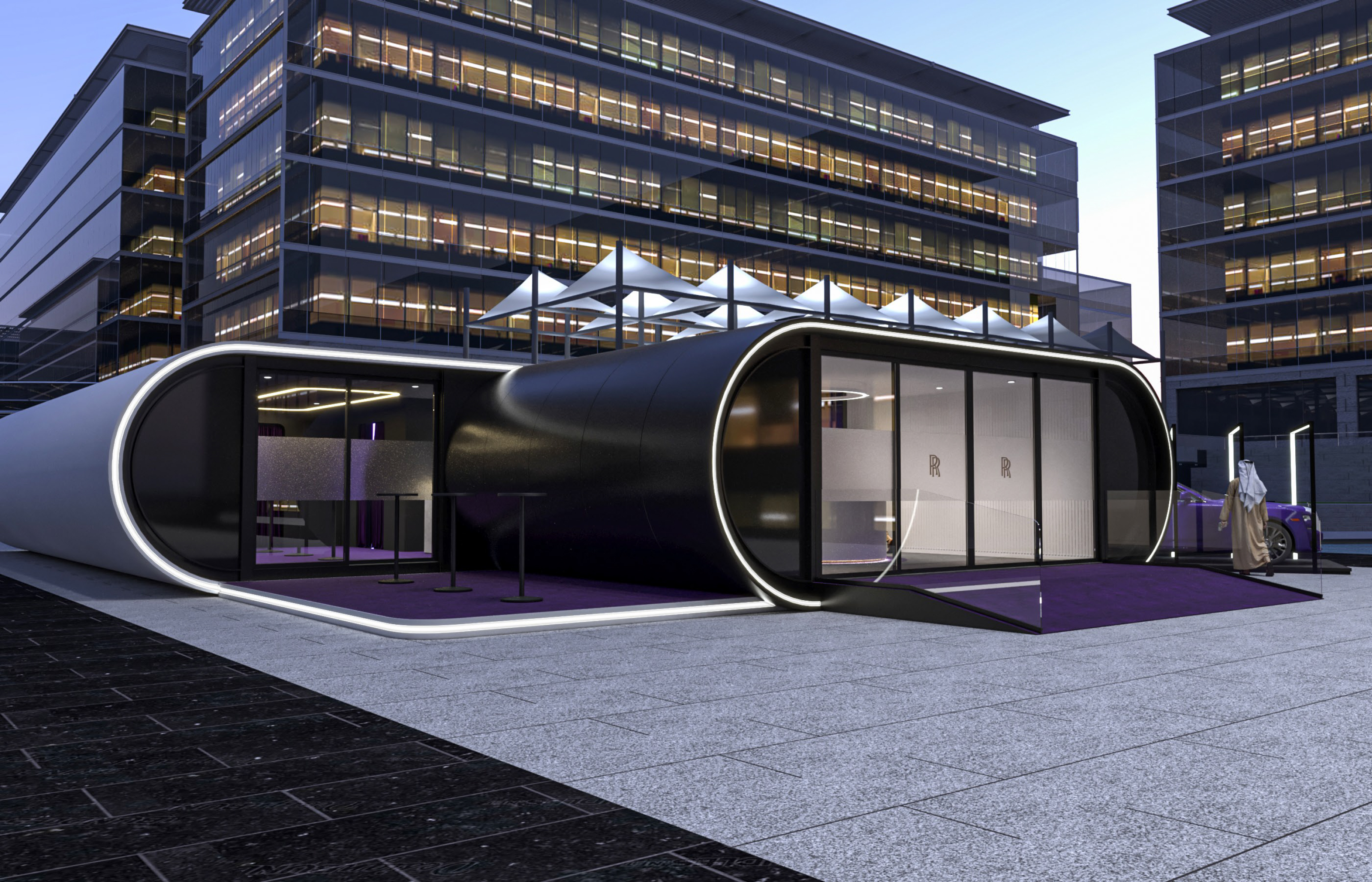 劳斯莱斯弹出式展示（具体含义需根据语境判断，如果这里POP UP是指弹出式店铺、活动等，常见可理解为劳斯莱斯快闪店 ，若为游戏等场景可能是劳斯莱斯弹出窗口；这里按宽泛的弹出式展示翻译，若有更多语境可更精准翻译） -5