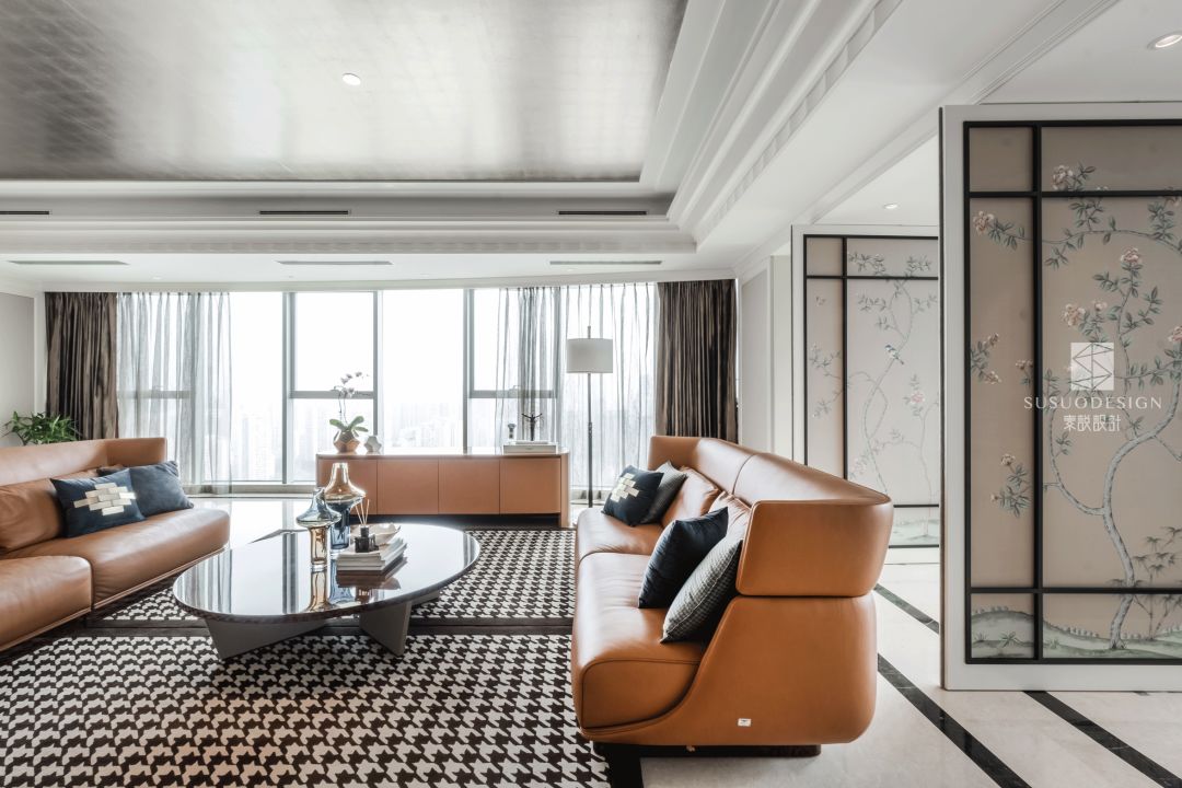 Hermès Orange│当代意式轻奢混搭家居设计-27