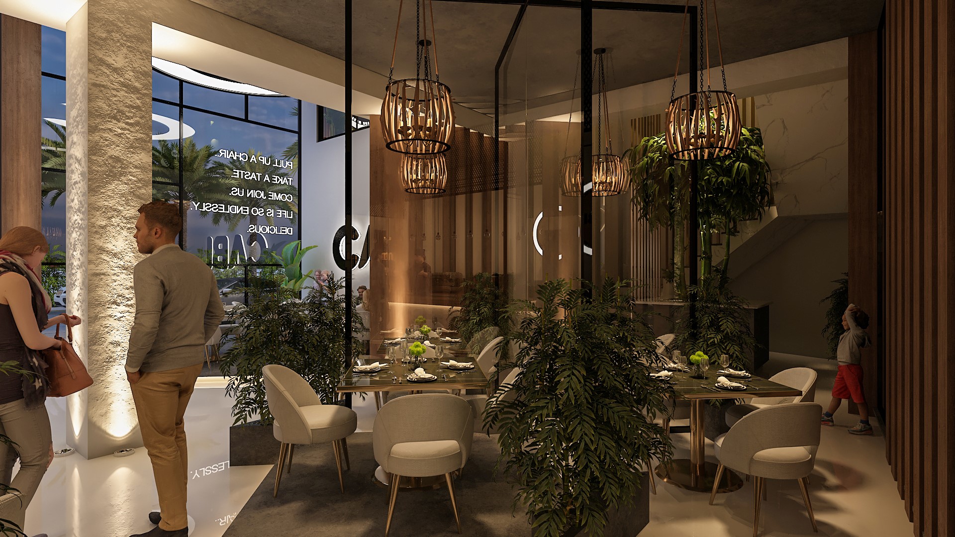 餐厅空间高效利用的典范丨Architecture Designing-11