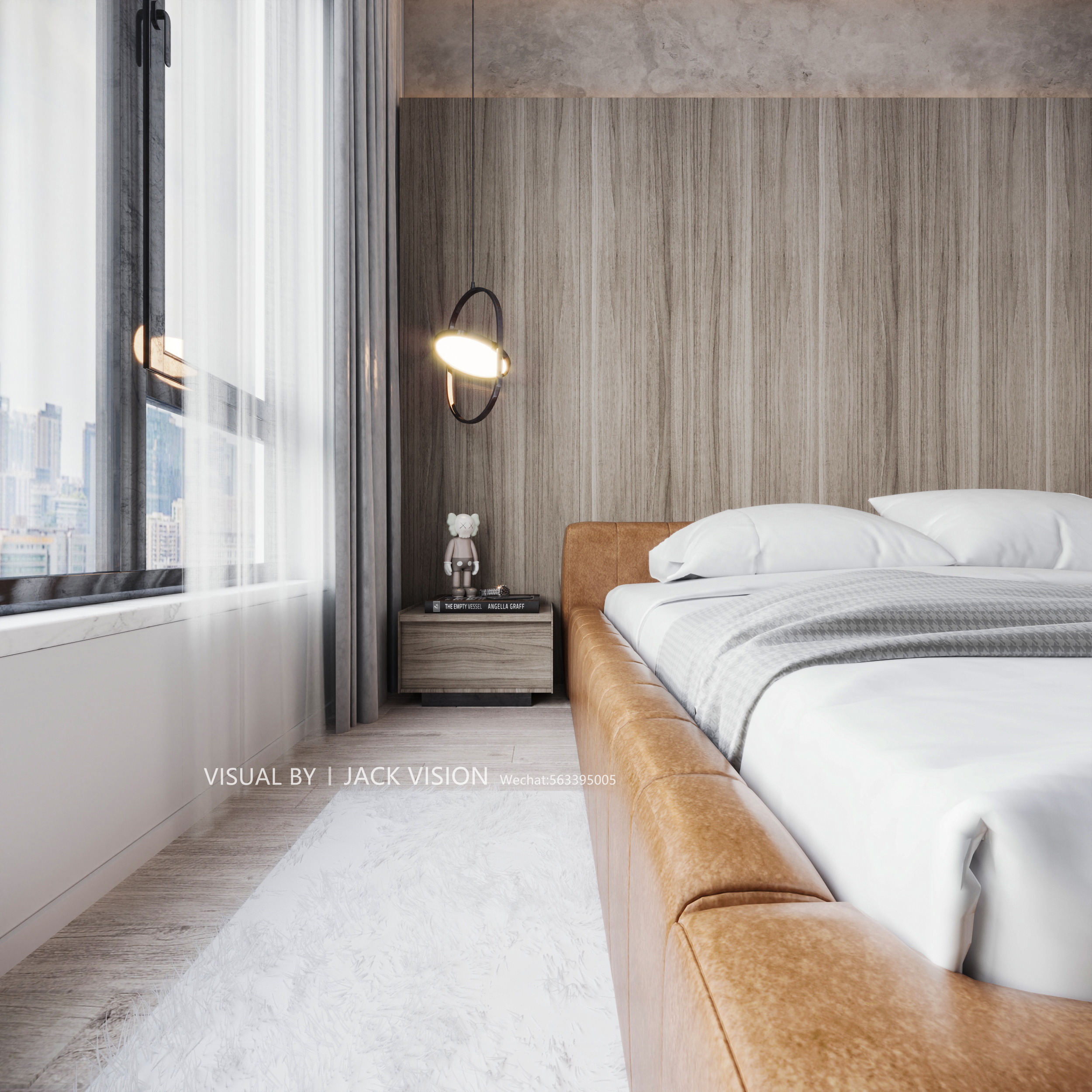 现代极简卧室设计案例-8