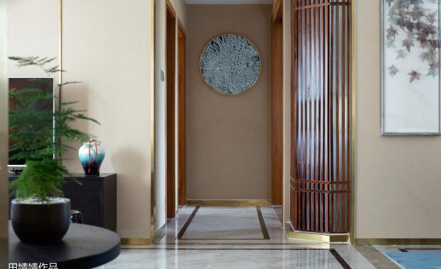 新中式风格家居设计 | 方界设计丨平层丨荏苒岁月,山水相宜-6