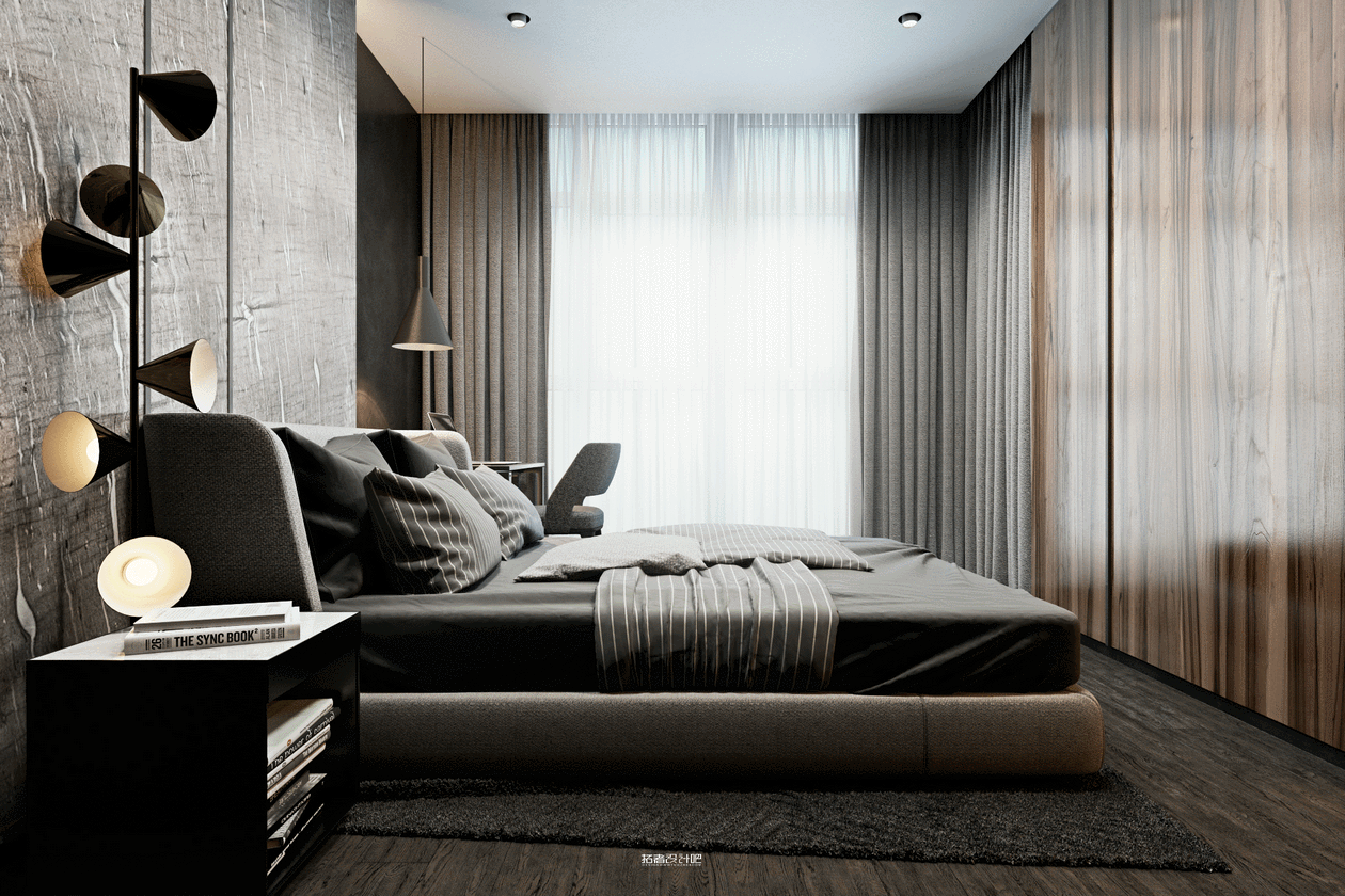 高级灰++ 高级黑 | 打造魅力奢华空间-48