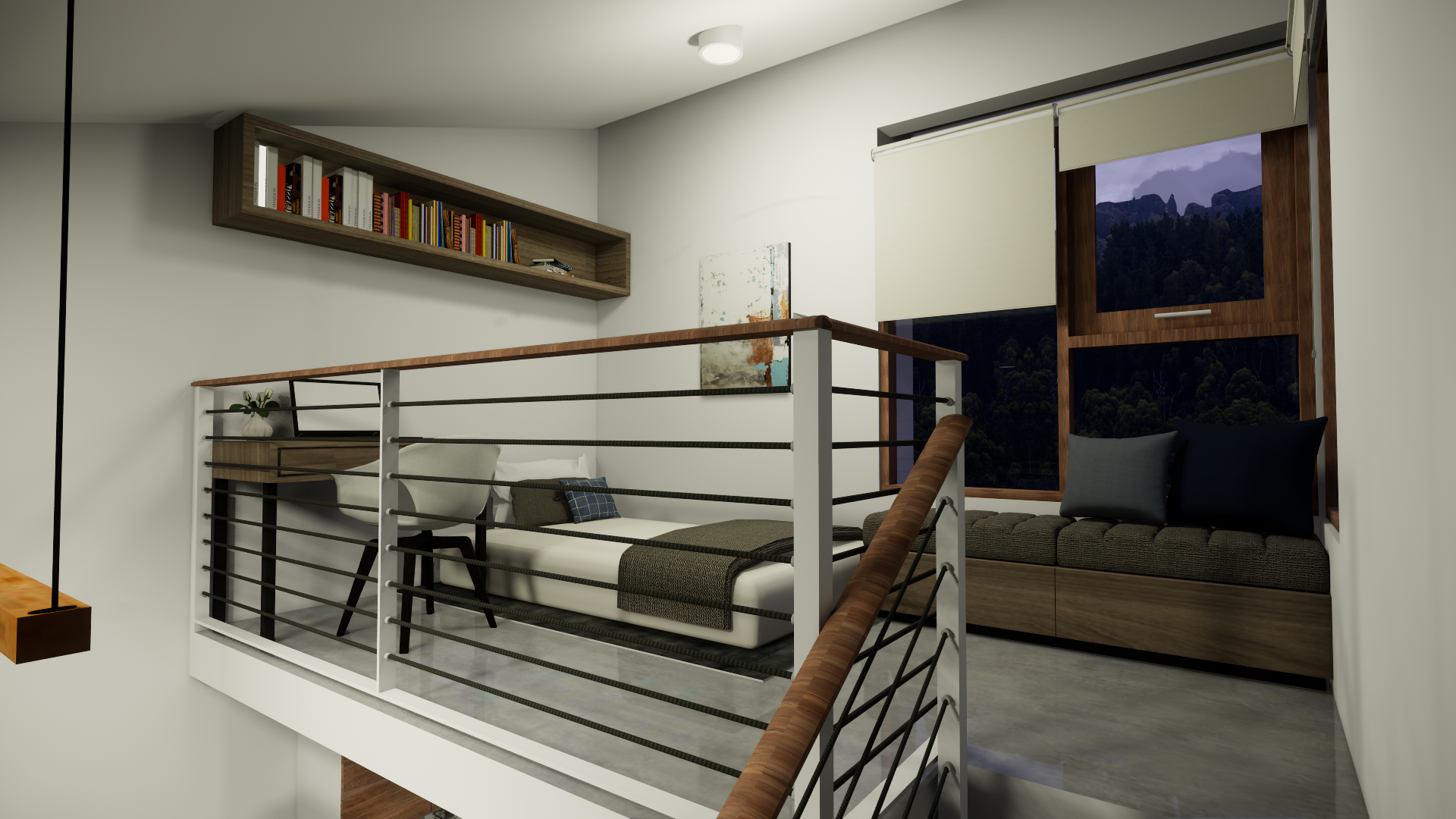 3D Rendering Compact House-17