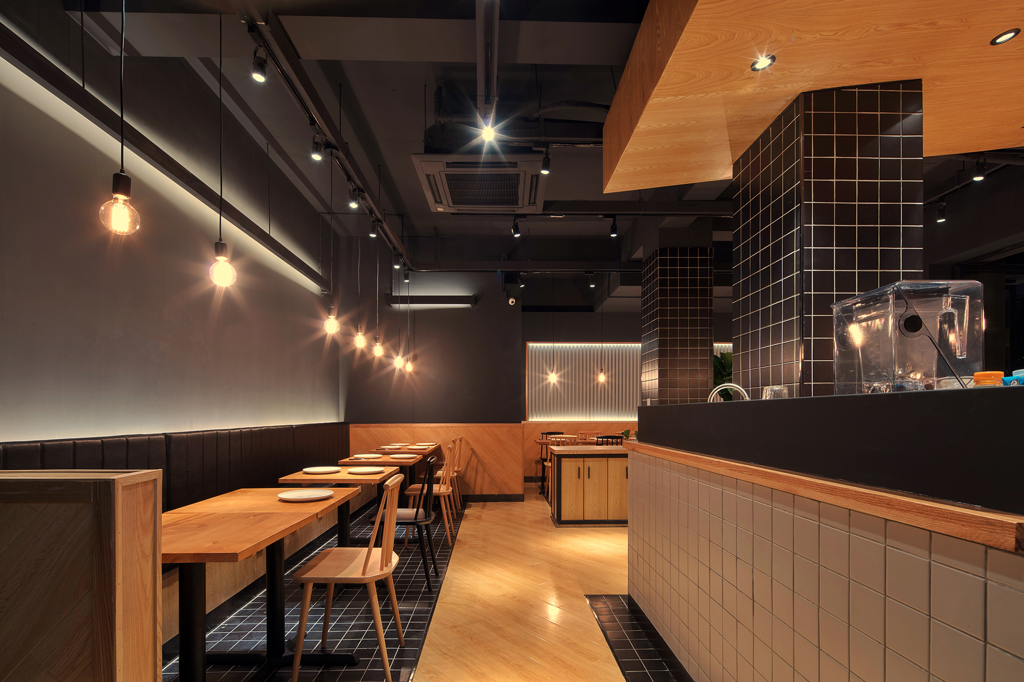 杭州上城区罗德轻食餐厅，百平米精致空间-20