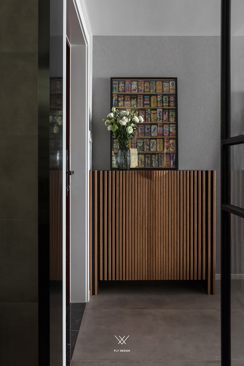 江南国际城 110㎡休闲北欧风设计,木元素与灰色基调的完美融合-22