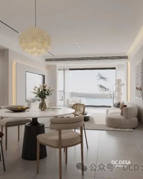 山水如画 · 138m²奶油极简风的 dream house丨大成致美装饰旗舰店