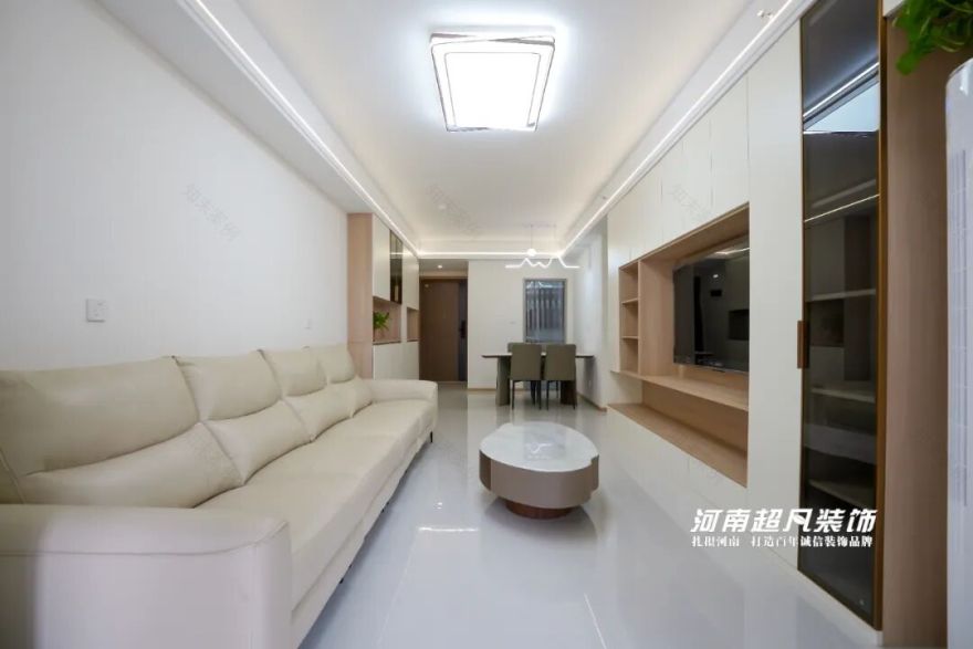 完工首发丨二七区名门橙邦·悦橙苑,124平现代风格,色彩纯粹简约大气-77