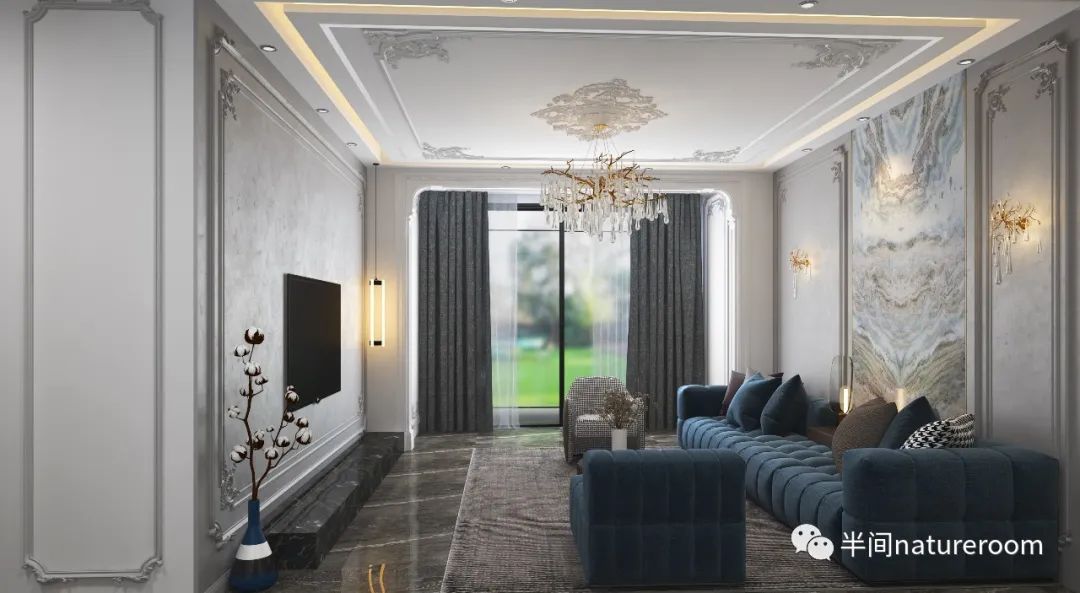 贵阳恒大 320㎡现代混搭软装设计丨中国贵阳丨上海半间设计贵阳分公司-10