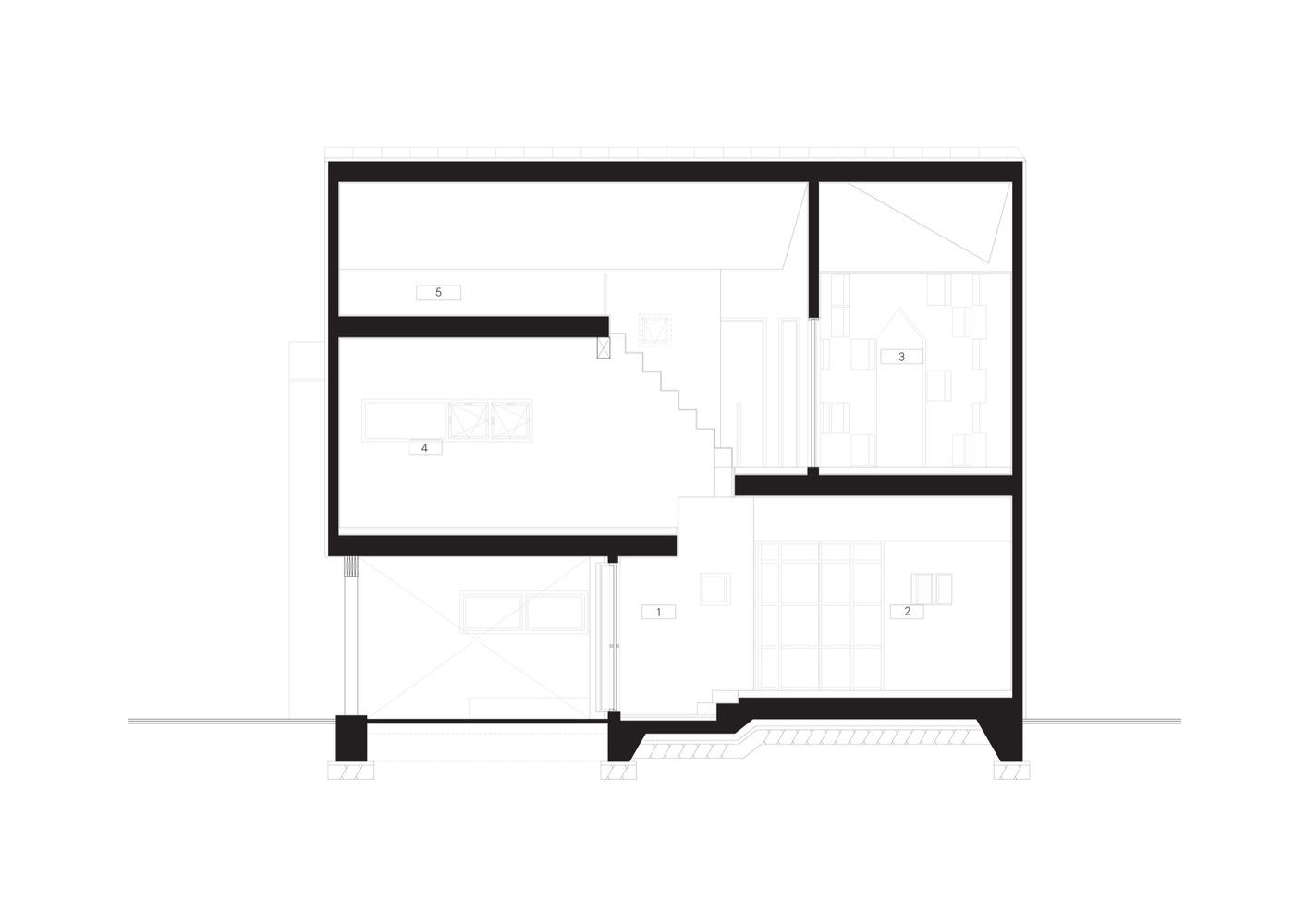 韩式住宅的倾斜"ㄷ"形外墙设计-86