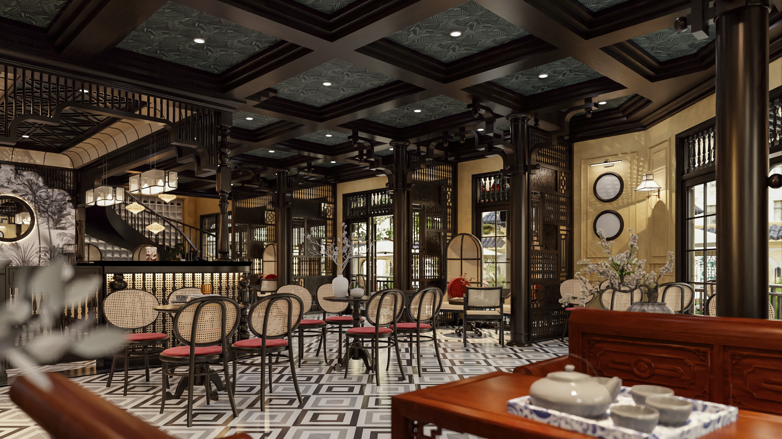 Indochine coffee Interior-13